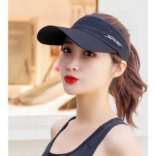 Unisex summer empty top hat sunscreen sunshade student fashion all-match baseball cap running quick-drying cap