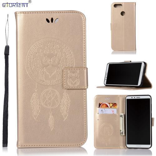 For Huawei Enjoy 8 Plus Y9 2018 Flip Wallet Case FLA-LX2 FLA-L22 FLA-LA10 FLA-LX1 Leather Cover Enjoy8 Plus Card Slot Phone Bags