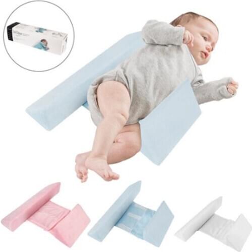 Newborn Baby Shaping Styling Pillow Anti-rollover Side Sleeping Pillow Triangle Infant Baby Positioning Pillow For 0-6 Months