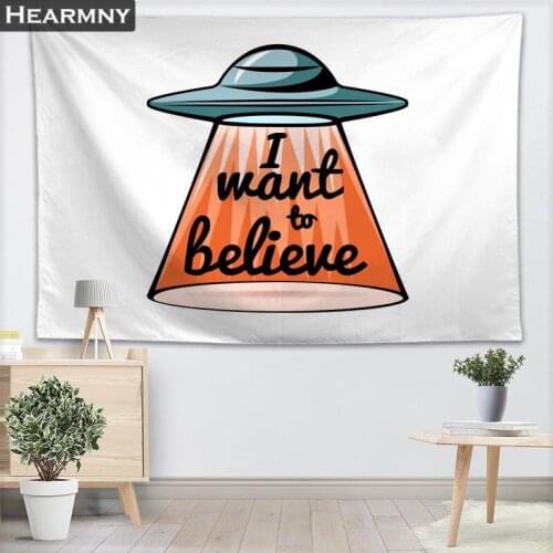 I Want To Believe lWall Tapestry Home Decorations Anime Tapestry Wall Hanging Forest Tapestries For Bedroom 130x150CM,140x250CM