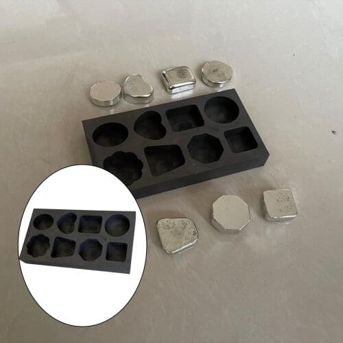 Graphite Ingot Mold Crucible for Melting DIY Gold Scrap Aluminum Zinc Metal
