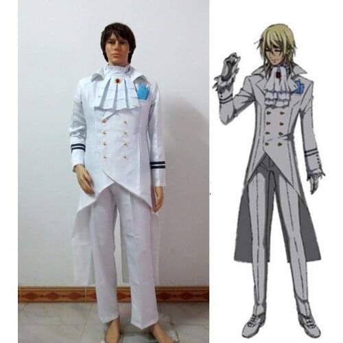 Black Butler Aleister Viscount of Druitt Chamber Cosplay Costume Custom Made