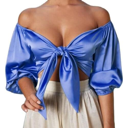 KUEZLE Light Blue Blouses