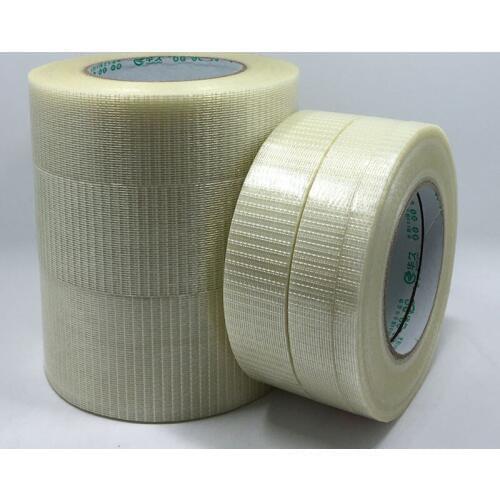2pcs/lot 1/2/3CM Width 50Meter Length Strong Fiber Strips Adhesive Tape Strip Fiber Tape for Package For RC Models