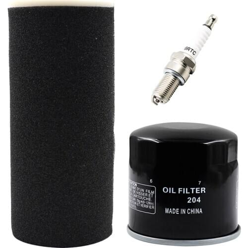 Motorcycle Air Filter & Oil Filter & Spark Plug kit Accessories for Yamaha Grizzly 660 YFM660FA YFM660FG YFM660FGH Hunter