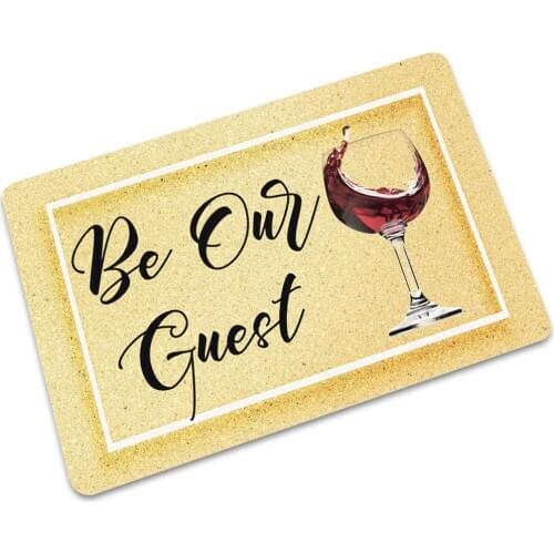 Drop shipping Funny Words Mats Anti Slip Floor Carpet Rubber Thin Doormat for Bathroom Kitchen Entrance Rugs Home Decoration