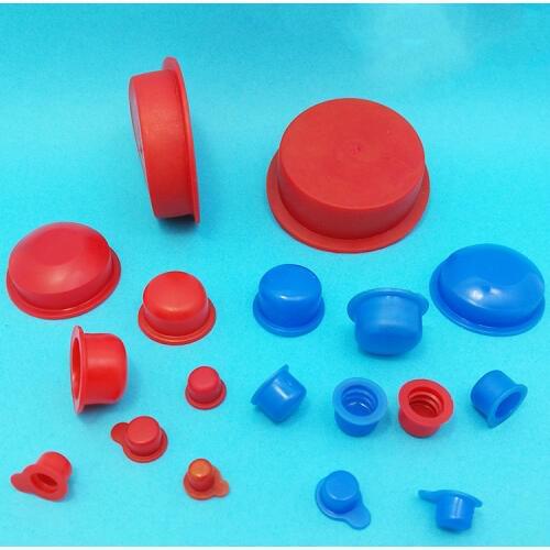PVC rubber stopper rubber plug oil cylinder dust plug plug silicone rubber sheath internal thread hole plug