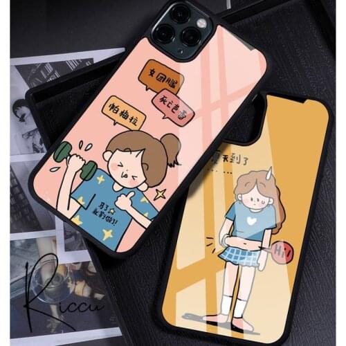 Sushi cat Phone Case Rubber for iPhone 12 11 Pro Max XS 8 7 6 6S Plus X 5S SE 2020 XR 12 Mini case