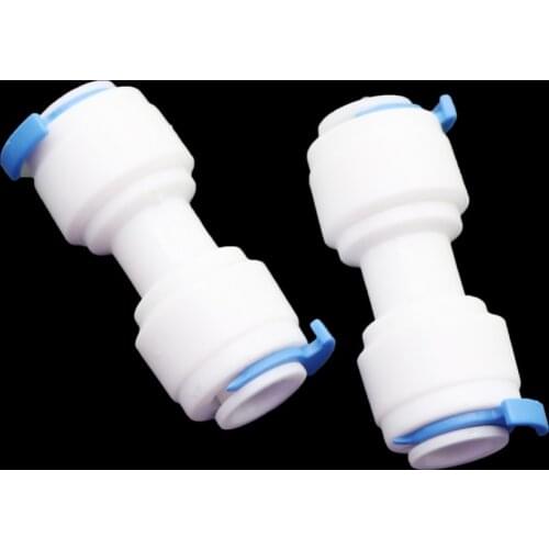 Garden 6mm Slip-Lock Quick Connector Agricultural Irrigation Straight Connector Butt Pneumatic Pipe Adapter 10 Pcs