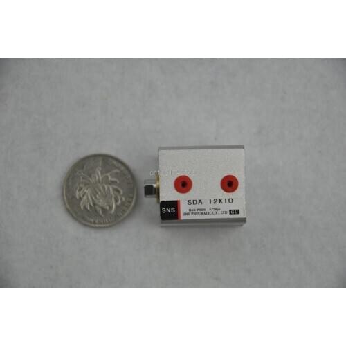 SDA12*10 RcM5' compact cylinder SNS pnematic parts Airtac type actuator air cylinder Hydraulic cylinder SDA Series M5*0.8