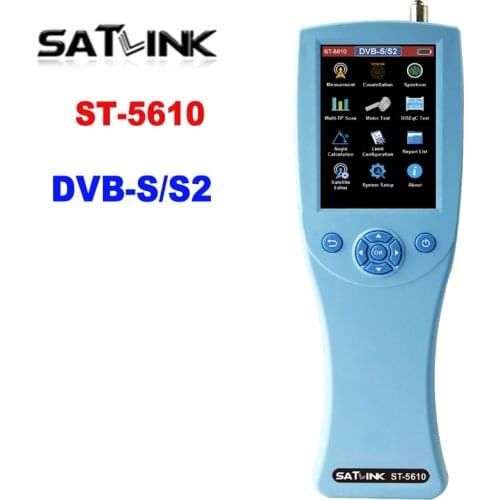 SATLINK ST- 5610 DVB-S DVB-S2 Finder MPEG-2 H.265 3.5inch High Definition TFT LCD Screen vs Satlink WS-6990 6933 WS6980