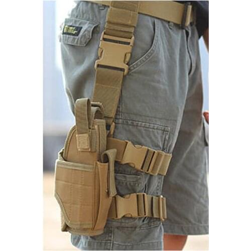 Tactical Tornado Leg Holster Airsoft Outdoor Hunting Pistol Gun Leg Holster Pouch Adjustable Magic Strap Holster Leggings Set