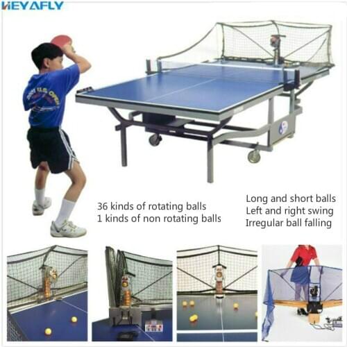 Tischtennis Dienen Maschine Automatische Sammlung Ball Sammlung Netzwerk Neueste Modell Volle Funktion Pitching Portion Maschine