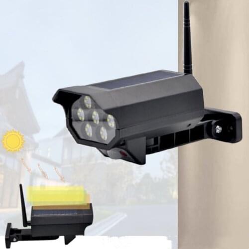 Outdoor LED Solar Wall Light PIR Sensor simulation camera Floodlight waterproof Street light for Garden Décor Security lights