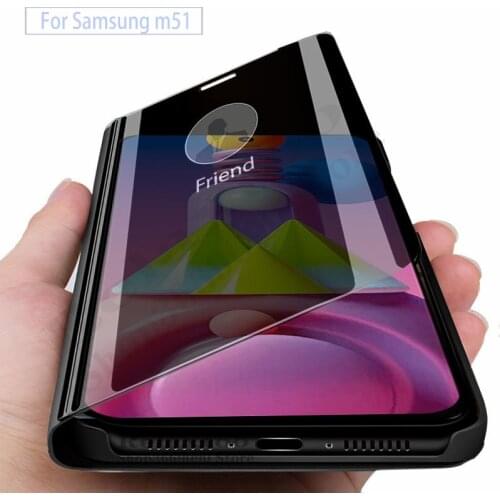 Smart mirror phone case for samsung galaxy m51 case for samsung samsong M51 m 51 m cover fundas caso on galaxym51 6.7" SM-M515F