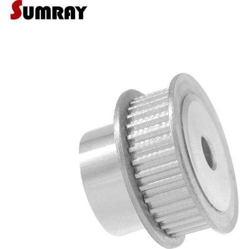 SUMRAY MXL 36T Timing Pulley 5/6/6.35/7/8/10/12mm Inner Bore Stepper Motor Pulley 7mm Belt Width Tooth Belt Pulley 2PCS