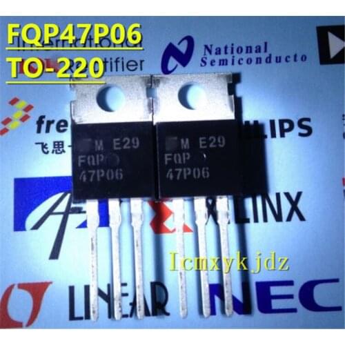 5Pcs/Lot , FQP47P06 TO-220 47A60V ,New Oiginal Product New original free shipping fast delivery