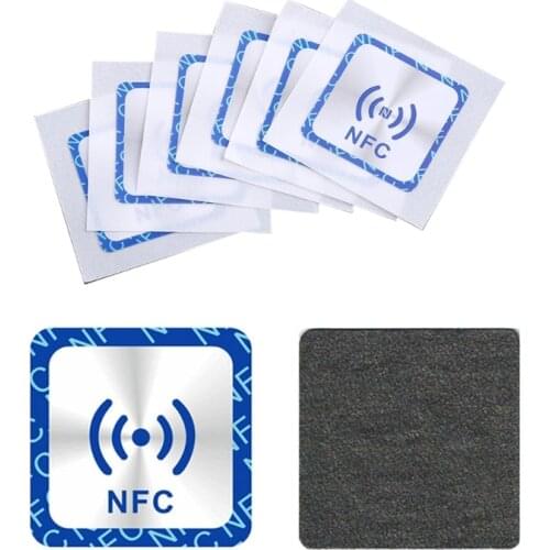 6PCS Universal NFC Ntag213 Tags Anti Metal Sticker NTAG 213 Metallic Badges Token Label for Smart Mobile Phones