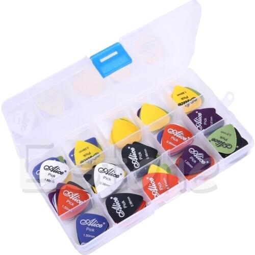 Guitar Accessories 100Pcs/Set Electric Guitar Pic Acoustic Music Pick Plectrum Assorted Thickness