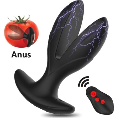 Electro Shock Butt Plug Anal Dilator G spot Vibrator Prostate Massager for Men Anal Vibrator Adult Sex Toys for Couples Shop 18