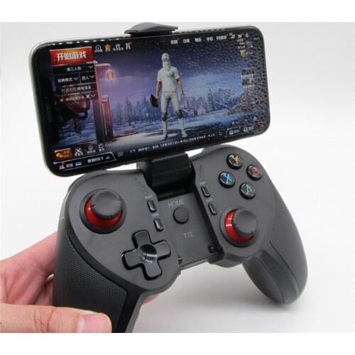 Wireless Bluetooth Gamepad for Android IOS PUBG Gaming Joystick Game Controller With Mobile Phone Holder Stand for iphone