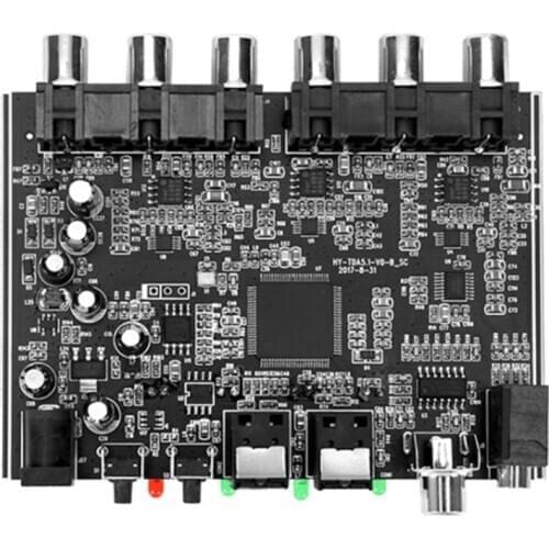DAC Module 5.1 Channel AC-3 PCM Digital Optical DTS RCA HiFi Stereo Audio Home Theater Decoder Amplifier Decoding Board