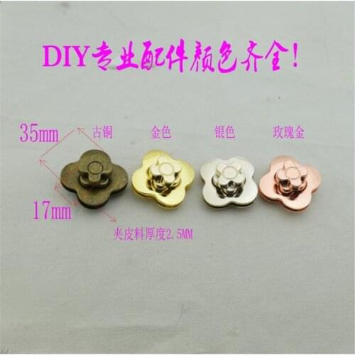 DIY handmade bag hardware wrist bag hang buckle shoulder strap buckle metal fittings arch bridge lock buckle