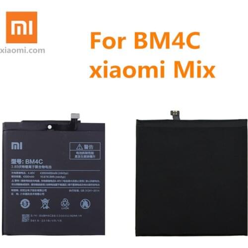 For Xiaomi Mi Mix Replacement Battery 4400mAh High Capacity Phone Batteries 100% Original Xiaomi BM4C Phone Battery+Tools