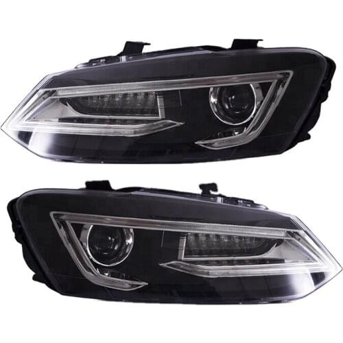Goodmolds china car accessories wholesales manufacturer led vento mk5 2011-2017 headlights for vw polo