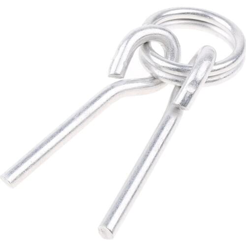 Awning Tent Poles Rings with 2 Pin for Outdoor Camping Hiking Travel