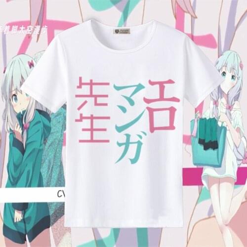 Japanese Anime Izumi Sagiri Cosplay T Shirt Women/Men Fashion 3D Printed Summer T-Shirt Cartoon Graphic Top Tee tshirt Costume