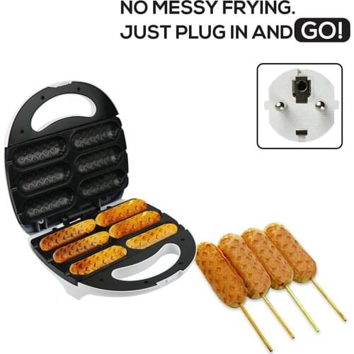 750W Kitchen Appliance Household Electric Hot Dog Maker Waffle Maker For French Muffin Grilled Sausage Electric Waffle Maker