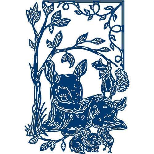 Little Friends Fawn Metal Cutting Die Stencil For Scrapbooking Paper Cards Crafts Handmade Embossing Decorative 2019 New Dies