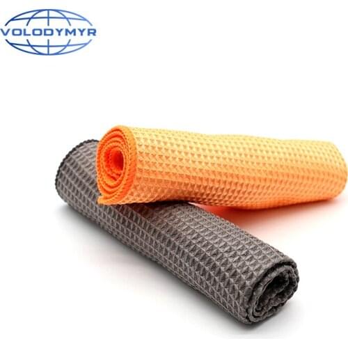 Microfiber Towel Edge Banding Waffle Weave Cloth for Detailing Clean Car Wash Carwash Detail Auto Cleaning Washing Tools Cloth