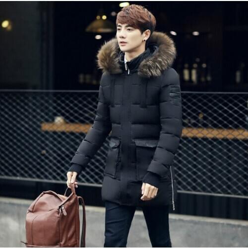 Mens Winter Long Down Coat 2020 Men Parka 90% White Duck Down Jacket For Male Waterproof Fur Collar Parkas Hooded Coat 3XL 50