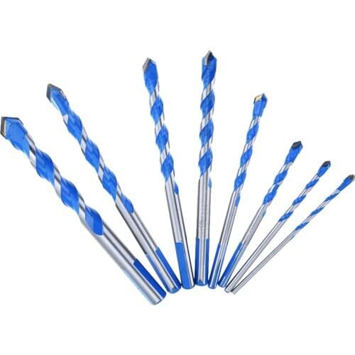 3-12MM Set Multifunctional tile drill bit Ceramic tin glass wall opening carbide tip Dram drill