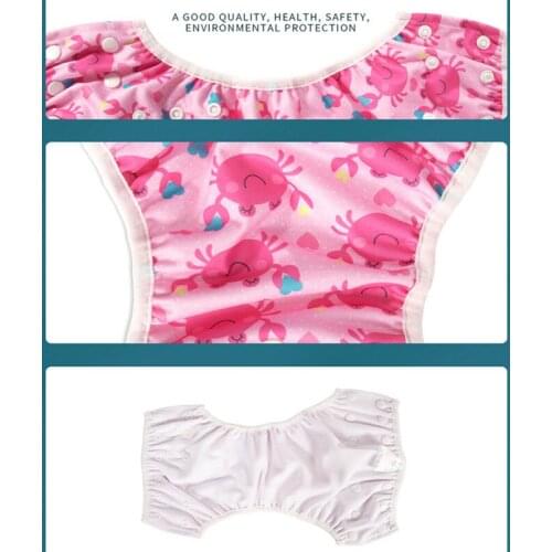 18x22cm New Baby Diapers With Mesh Kids Swimming Trunks Breathable Cloth Diapering And Toilet Training Waterproof Adjustable