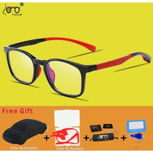 Kids Blue Light Blocking Screen Protection Glasses UV Childrens TR90 Spectacle For Boys Girls Eyeglasses