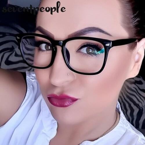 Computer Game Anti Blue Light Glasses For Women And Men 2021 Fashion Square Optical Eyewear Anti-Radiation Eyeglasses Female