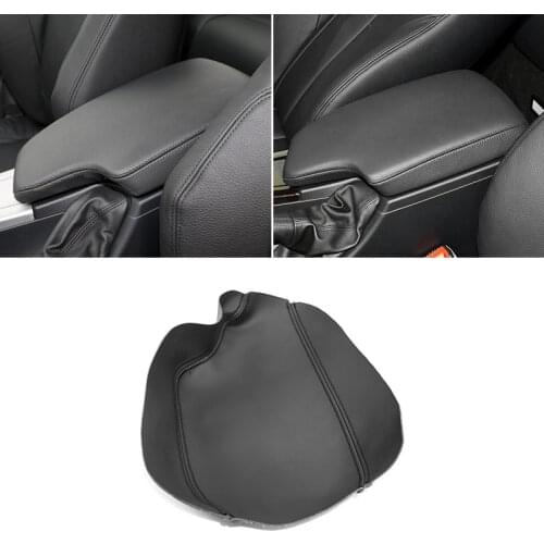 Armrest Leather Cover For BMW 3 Series F30 2013 2014 2015 2016 2017 2018 Interior Center Control Armrest Box Cover Sticker Trim