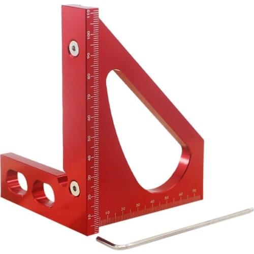 Practical Square Protractor Woodworking Triangle Ruler Layout Measuring Tool 896B