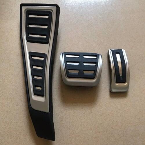 DEE Right Hand Drive!Car Pedal For Audi A4 S4 RS4 B9 8W Modified Foot Rest RHD AT Plate Accelerator Refit Pad Decorate Cover