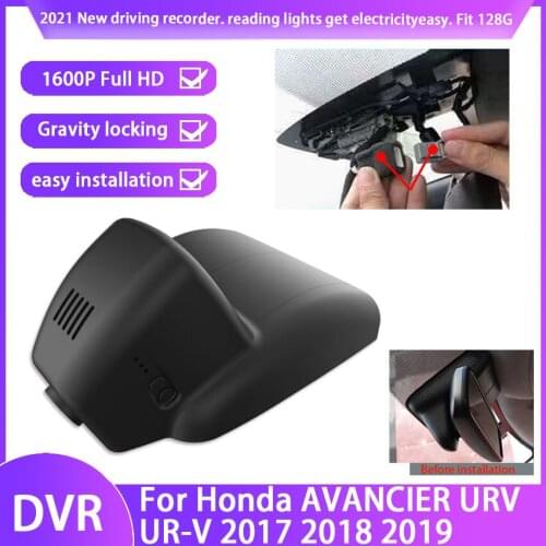 Easy to install Car DVR wifi Video Recorder Dash Cam Camera For Honda AVANCIER URV UR-V 2017 2018 2019 driving recorder hd 1600P