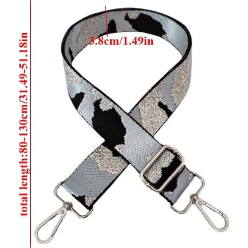 New Adjustable One-Shoulder Belts Color Wide Shoulder Strap Camouflage Bag Belt Long Strap For Handbags Female Bag Accessories