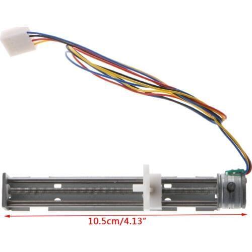 DC 4-9V Drive Stepper Motor Screw with Nut Slider 2 Phase 4 Wire For Laser Engraving