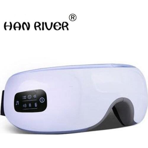 High quality Eyes SPA Music SPA Electric Air pressure Eye massager Wireless Vibration Magnetic heating therapy massage device