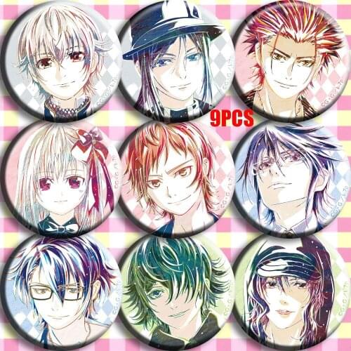 Japan Anime K SEVEN STORIES Isana Yashiro Yatogami Kuroh Cosplay Bedge Collect Backpack Bags Badge Button Brooch Pin Xmas Gifts