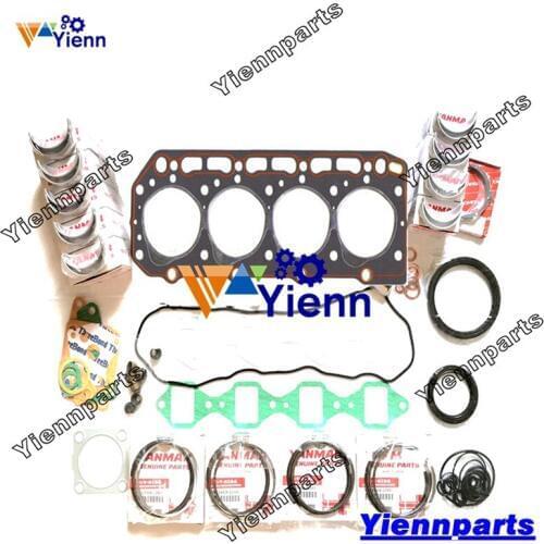 For Yanmar 4TNA78 4TNA78T-RASS 4TNA78TL-RB 4TNA78TL-RBW Overhaul Re-ring Kit 4TNA78-RAC 4TNA78E-RDWF -RNK Engine Repair Parts