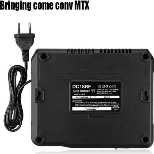 Battery Charger 3.5A Charging Current for Makita 14.4V 18V BL1830 Bl1430 DC18RC DC18RA Power tool with display screen USB port