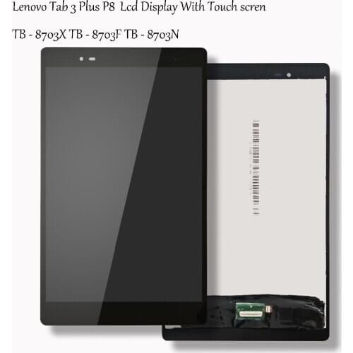 8inch For Lenovo Tab 3 Plus 8703X 16Gb TB-8703X LCD Display Touch Screen Digitizer Assembly